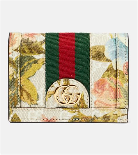 gucci ophidia wallet floral|Gucci signature long wallet.